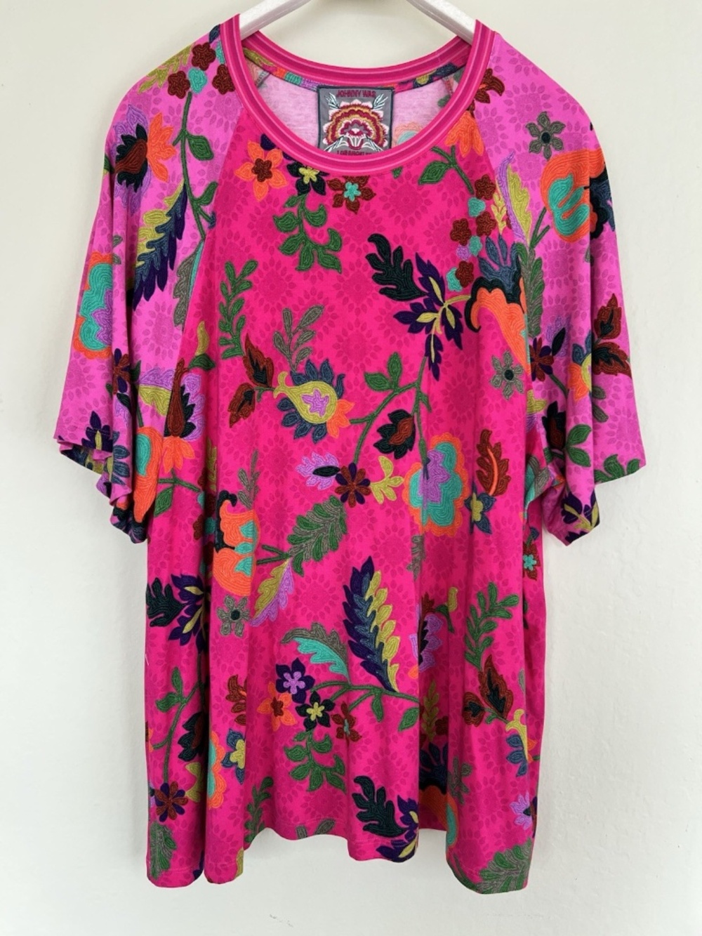Johnny Was Janie Favorite Flutter Raglan Sleeve Top L Size Large T13125-1 NWT